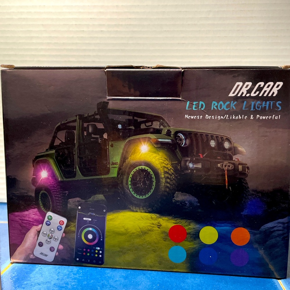 Dr. Car LED Rock lights.  Brand new in box.